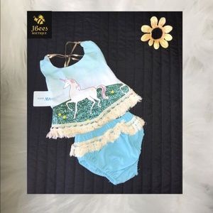 Baby Girl 2pc Unicorn Set